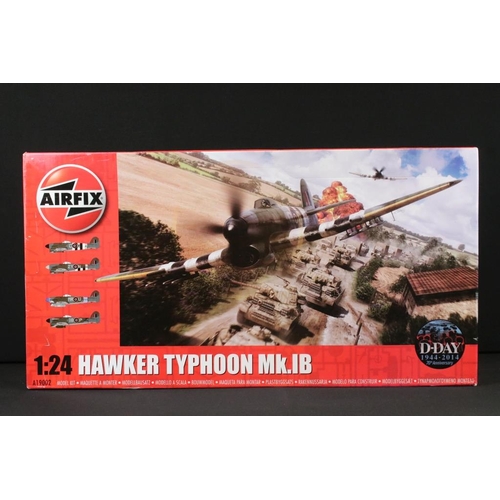 167 - Boxed Airfix 1/24 A19002 Hawker Typhoon Mk IB plastic model kit, unbuilt and appearing complete