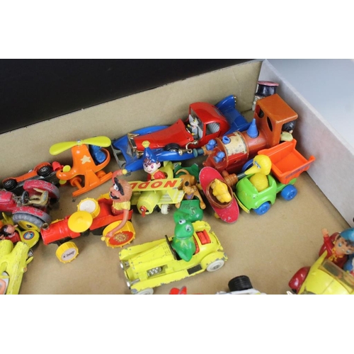 1427 - Over 35 Mid 20th C onward play worn diecast models, mainly TV related, to include Corgi, Matchbox, P... 