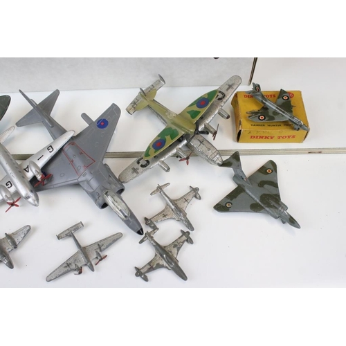 1439 - 39 Mid 20th C onwards play worn military diecast models to include Dinky, Britains, ERTL & Solido ex... 