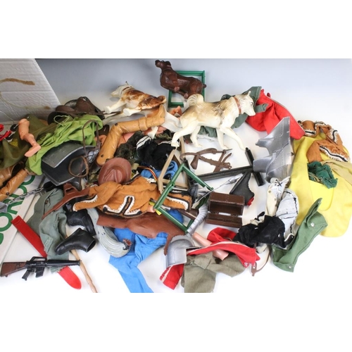 490A - Collection of action figures, clothing & accessories to include 3 x Palitoy Action Man figures, 3 x ... 