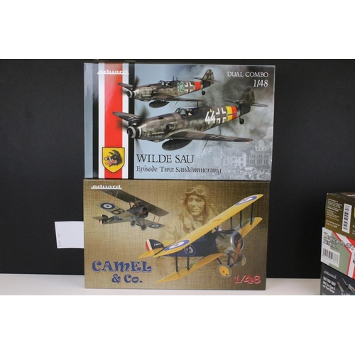 207 - Five boxed ltd edn 1/48 Eduard plastic model kits to include 11148 Wilde SAU, 1112 Peshka, 11140 Wil... 