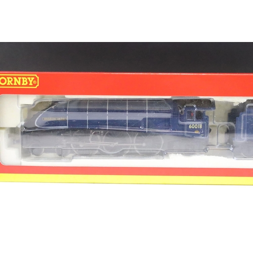 1 - Boxed Hornby Digital Sound OO gauge R2991XS BR A4 Sparrow Hawk 60018 locomotive with sound (decoder ... 