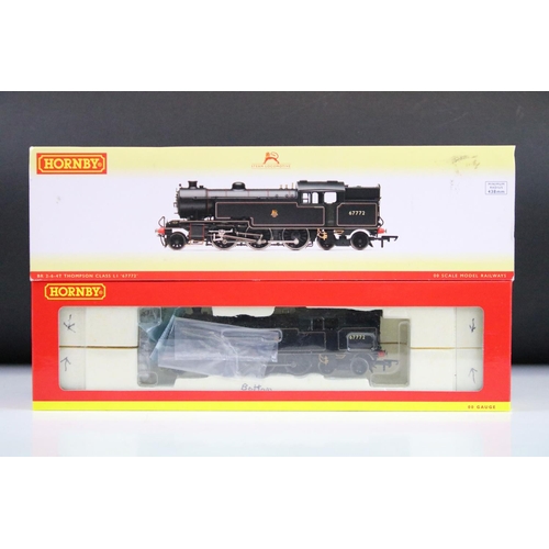 7 - Three boxed OO gauge locomotives to include 2 x Hornby (DCC Fitted R2913X BR 2-6-4T Thompson L1 6777... 