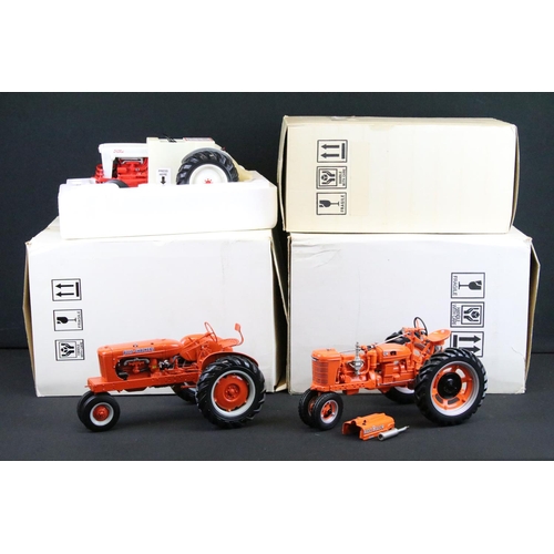 1109 - Three boxed Franklin Mint diecast model tractors to include 1953 Ford Tractor, Farmall Model H and T... 