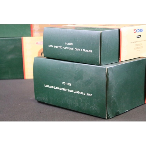 1053 - Nine boxed Corgi Premium Edition British Road Services diecast models to include CC11605, CC12608, C... 