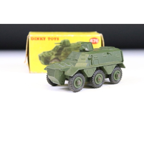 1441 - 15 Boxed Dinky military diecast models to include, 621 3 Ton Army Wagon x 2, 692 5.5 Medium Gun, 677... 