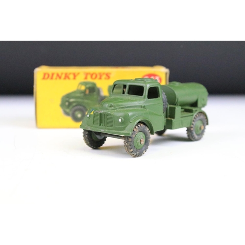 1441 - 15 Boxed Dinky military diecast models to include, 621 3 Ton Army Wagon x 2, 692 5.5 Medium Gun, 677... 