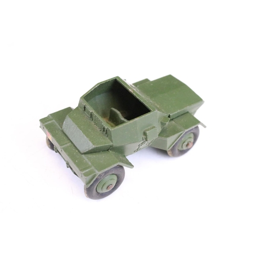 1441 - 15 Boxed Dinky military diecast models to include, 621 3 Ton Army Wagon x 2, 692 5.5 Medium Gun, 677... 