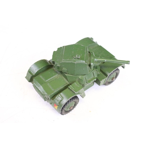 1441 - 15 Boxed Dinky military diecast models to include, 621 3 Ton Army Wagon x 2, 692 5.5 Medium Gun, 677... 