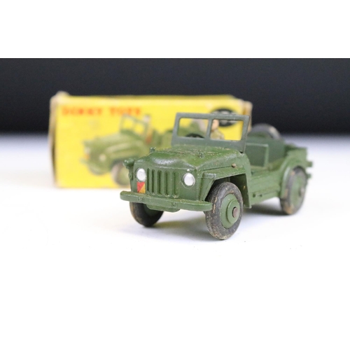 1441 - 15 Boxed Dinky military diecast models to include, 621 3 Ton Army Wagon x 2, 692 5.5 Medium Gun, 677... 