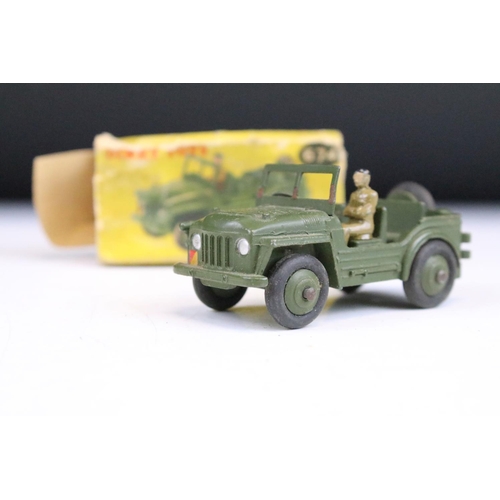 1441 - 15 Boxed Dinky military diecast models to include, 621 3 Ton Army Wagon x 2, 692 5.5 Medium Gun, 677... 