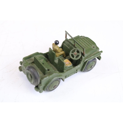 1441 - 15 Boxed Dinky military diecast models to include, 621 3 Ton Army Wagon x 2, 692 5.5 Medium Gun, 677... 