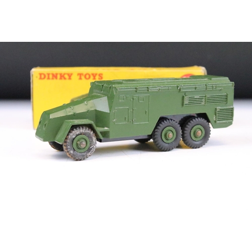 1441 - 15 Boxed Dinky military diecast models to include, 621 3 Ton Army Wagon x 2, 692 5.5 Medium Gun, 677... 