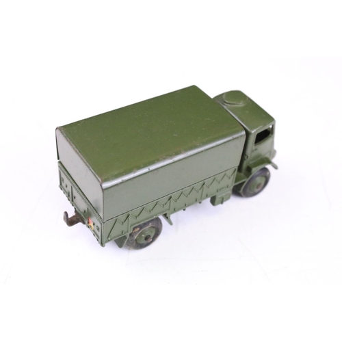 1441 - 15 Boxed Dinky military diecast models to include, 621 3 Ton Army Wagon x 2, 692 5.5 Medium Gun, 677... 