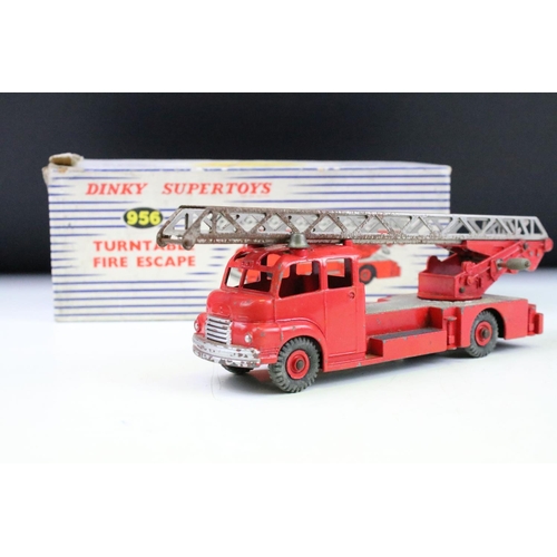 1442 - Three boxed Dinky Supertoys diecast models to include 986 Mighty Antar Low Loader with propeller, 64... 