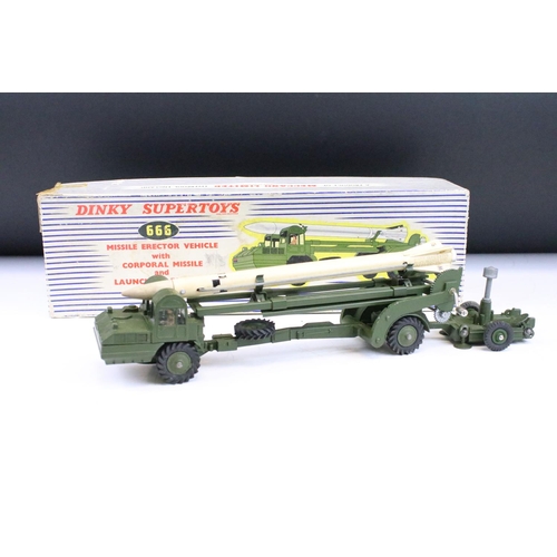 1443 - Two boxed diecast models to include Dinky Supertoys 666 Missile Erector Vehicle with Corporal Missil... 