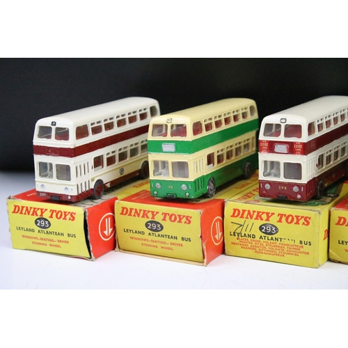 1444 - 17 Boxed Dinky diecast model buses to include 8 x Leyland Atlantean Bus, 2 x 290 Autobus, 3 x 289 Ro... 