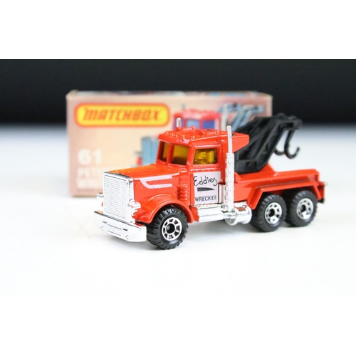 1447 - Ex Shop Stock - 12 Boxed Matchbox 75 Series diecast models to include 35 Zoo Truck ,71 Cattle Truck,... 