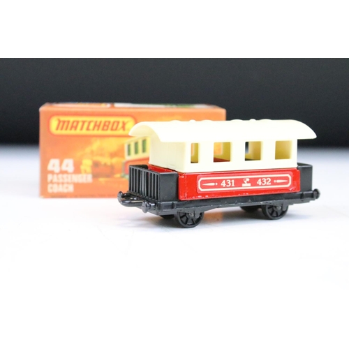 1448 - Ex Shop Stock - 12 boxed Matchbox 75 Series diecast models to include 25 Flat Car/Container, 66 Tyro... 