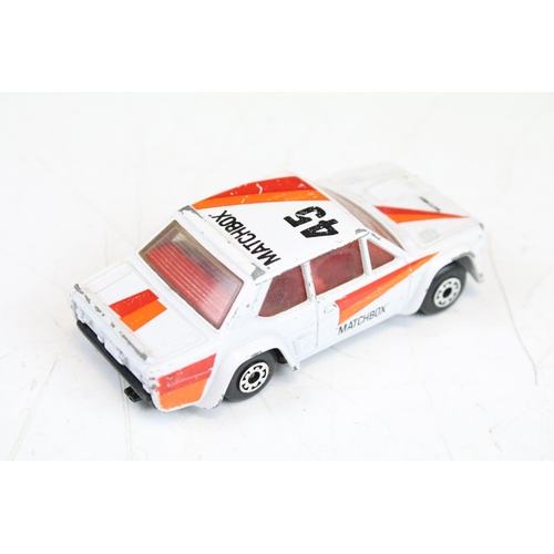 1449 - Six boxed diecast models to include 5 x Matchbox 75 Series (2 Rescue Helicopter, 74 Fiat Abarth, 65 ... 