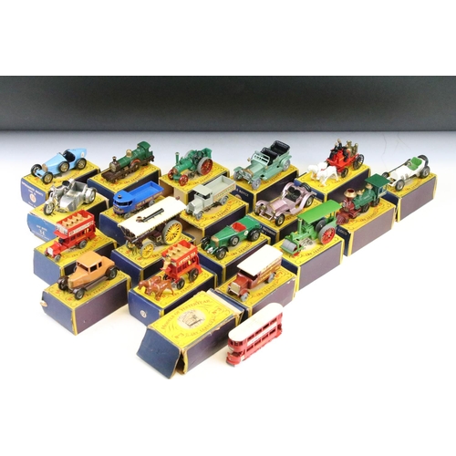 1450 - 19 Boxed Matchbox Models of Yesteryear diecast models, early examples, diecast vg, boxes vary with s... 