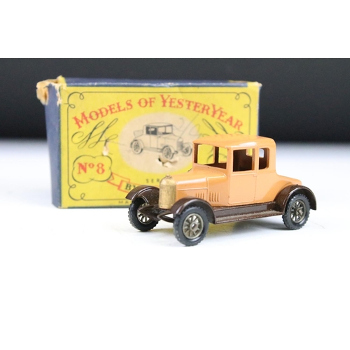 1450 - 19 Boxed Matchbox Models of Yesteryear diecast models, early examples, diecast vg, boxes vary with s... 