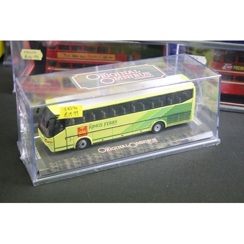 1064 - 40 Cased Corgi Original Omnibus diecast model buses, many sealed, ex (2 boxes)