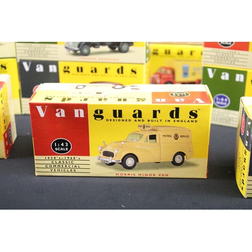 1110 - 20 Boxed Vanguards diecast models, 1:43 to 1:64 scale, to include VA16000, VA14000, VA8000, VA7001, ... 