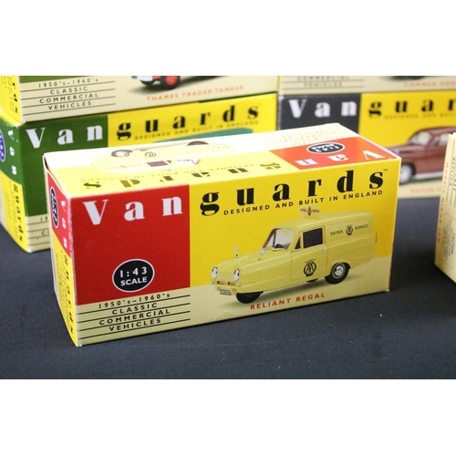 1110 - 20 Boxed Vanguards diecast models, 1:43 to 1:64 scale, to include VA16000, VA14000, VA8000, VA7001, ... 