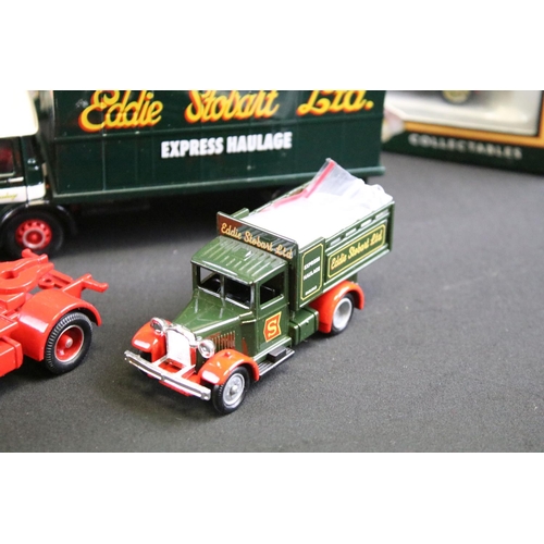 1115 - 14 Boxed Corgi Eddie Stobart diecast models to include Modern Trucks 75201 ERF Curtainside, 13601 Fo... 