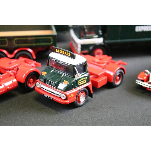 1115 - 14 Boxed Corgi Eddie Stobart diecast models to include Modern Trucks 75201 ERF Curtainside, 13601 Fo... 