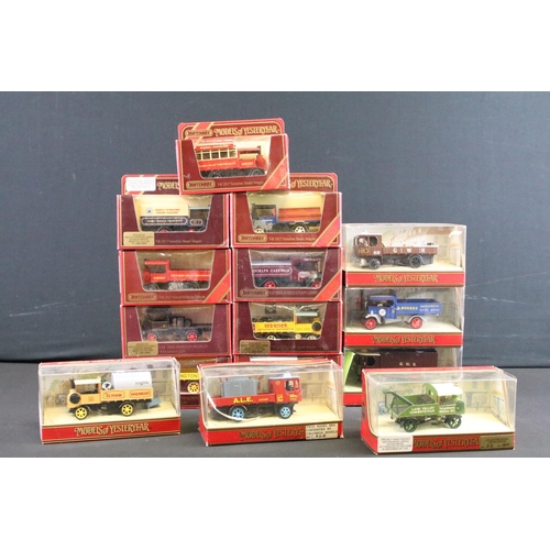 1116 - 15 Boxed Matchbox Models of Yesteryear code variant diecast models to include Boddingtons, The Thame... 