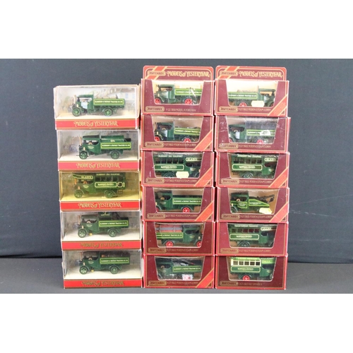 1118 - 26 Boxed Matchbox Models of Yesteryear code variant diecast models with ' Aldershot & District Tract... 