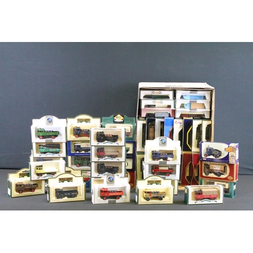 1120 - Over 90 Boxed Lledo diecast models to include Days Gone & Promotional Models examples. Diecast ex, b... 