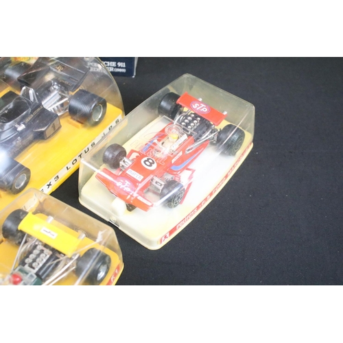 1124 - 12 Cased Polistil / Politoys diecast model racing cars to include FX4 B.R.M. Marlboro P.160, FX1 Tyr... 