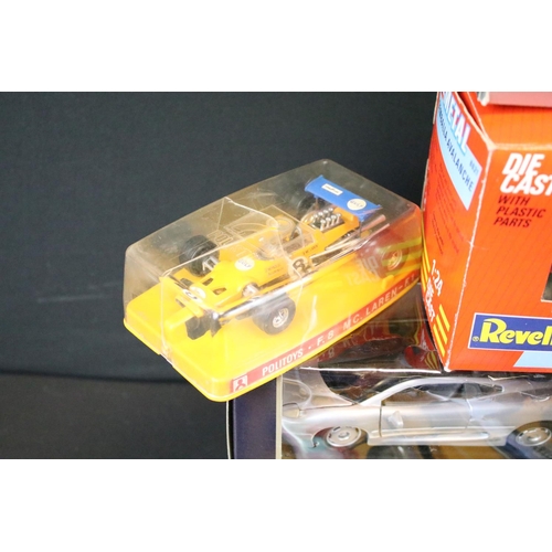 1124 - 12 Cased Polistil / Politoys diecast model racing cars to include FX4 B.R.M. Marlboro P.160, FX1 Tyr... 