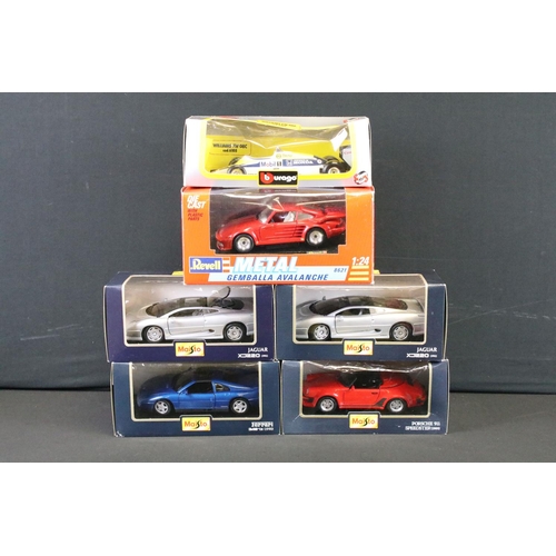 1124 - 12 Cased Polistil / Politoys diecast model racing cars to include FX4 B.R.M. Marlboro P.160, FX1 Tyr... 