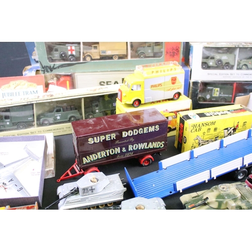 1127 - Collection of diecast models and accessories from the mid 20th C onwards to include Dinky, Matchbox,... 