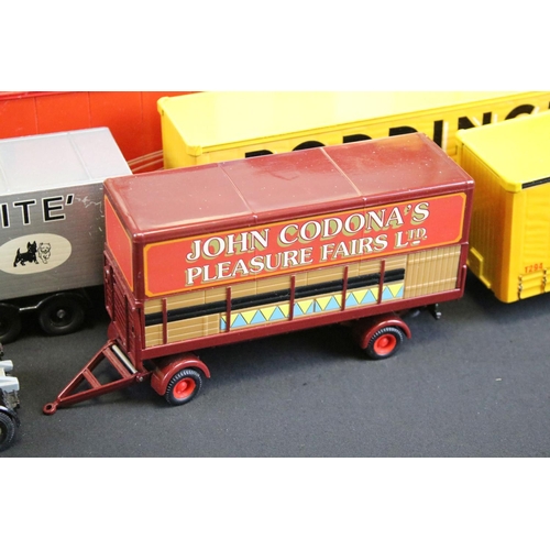 1130 - 23 Corgi diecast model trucks, featuring Corgi Major Berliet tractor & articulated trailer (some pla... 