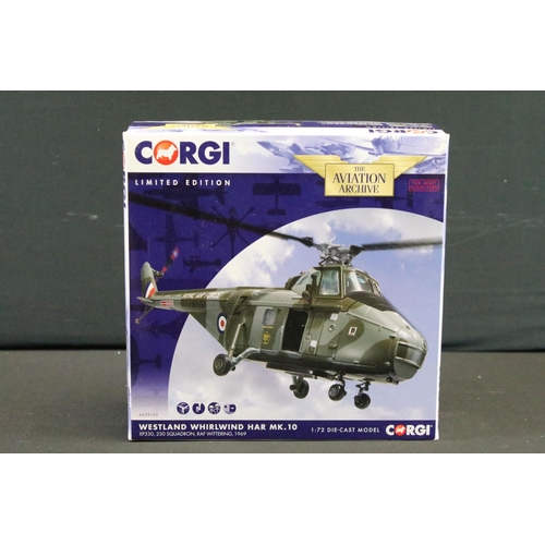 Seven boxed Corgi The Aviation Archive 1:72 diecast model Seven boxed Corgi The Aviation Archive 1:72 diecast model