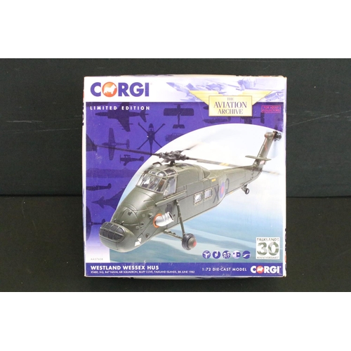 Seven boxed Corgi The Aviation Archive 1:72 diecast model