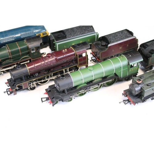 25 - Six OO gauge locomotives to include boxed Palitoy Mainline 37059 0-6-0 2251 Class Collett BR Black, ... 