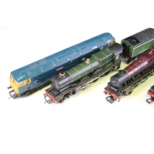 25 - Six OO gauge locomotives to include boxed Palitoy Mainline 37059 0-6-0 2251 Class Collett BR Black, ... 