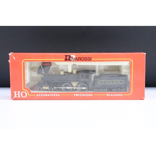 27 - Ex Shop Stock - Boxed Rivarossi HO gauge 1212 4-4-0 Virginia & Truckee locomotive and 4 x boxed Riva... 