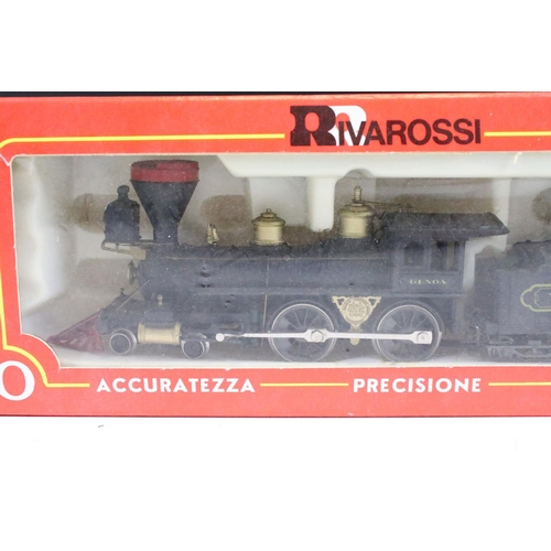 27 - Ex Shop Stock - Boxed Rivarossi HO gauge 1212 4-4-0 Virginia & Truckee locomotive and 4 x boxed Riva... 
