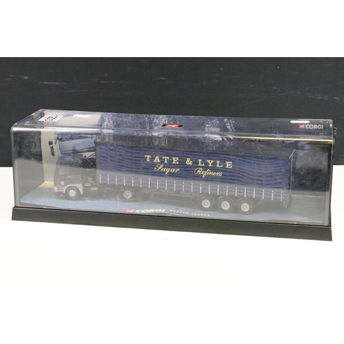 1203 - Three boxed / cased Corgi diecast haulage models to include 2 x Modern Trucks (75402 Tate & Lyle and... 