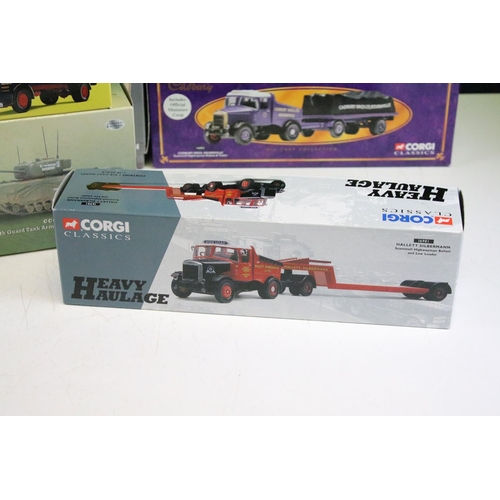 1204 - Eight boxed Corgi Classics diecast models to include 2 x D-Day 60th Anniversary (US60401 M3 A1 Half-... 