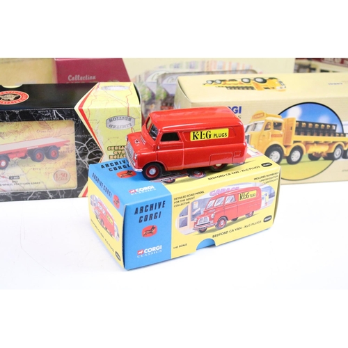 1206 - 16 Boxed Corgi diecast models to include Heritage, Building Britain, Road Transport from Corgi, Publ... 