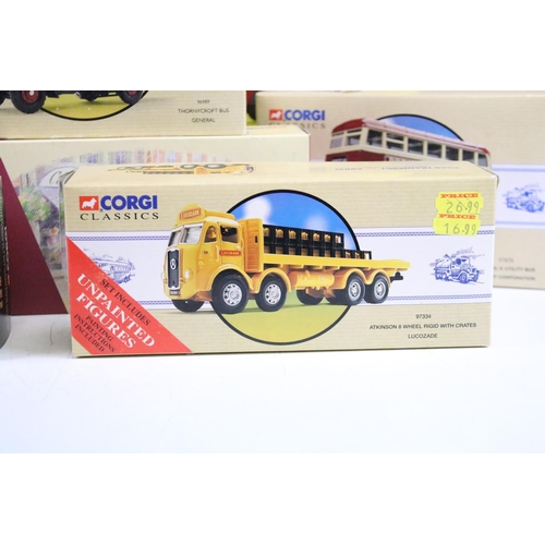 1206 - 16 Boxed Corgi diecast models to include Heritage, Building Britain, Road Transport from Corgi, Publ... 