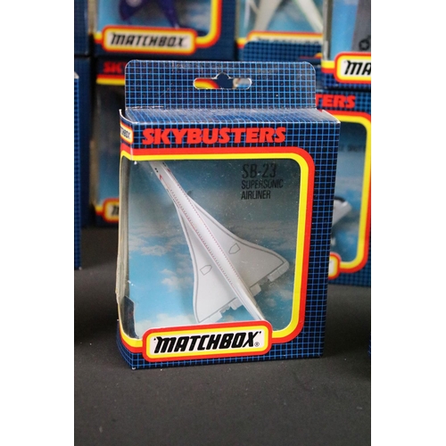 1210 - Collection of 22 boxed Matchbox Skybusters diecast models to include SB-23, SB-24, SB-3, SB-34, SB-3... 